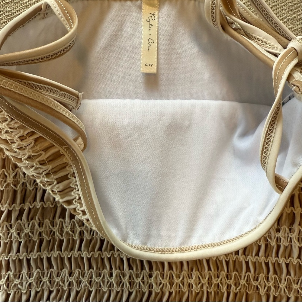 Rylee + Cru Girls Smocked One Piece Swimsuit - Picture 5 of 5